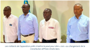 C 64 : l’opposition congolaise s’unit pour bloquer le 3e mandat de Tshisekedi
