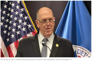 États-Unis: les opérations anti-immigration vont «prendre fin» à Minneapolis, annonce Tom Homan