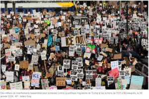 États-Unis: à Minneapolis, la rue maintient la pression contre la politique migratoire de Trump