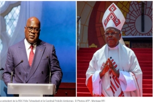 RDC: le cardinal Ambongo reçu par le président Félix Tshisekedi