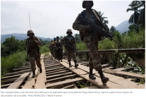 L’Afrique du Sud retire ses 700 soldats de la mission de paix de l’ONU en RDC pour raison budgétaire