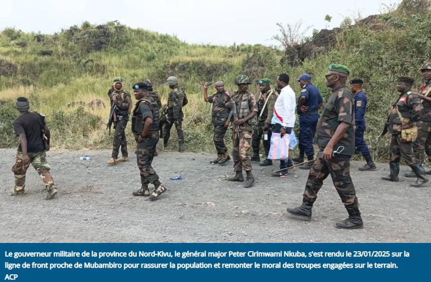 L’armée a repoussé les M23 au-delà de la cité de Sake...