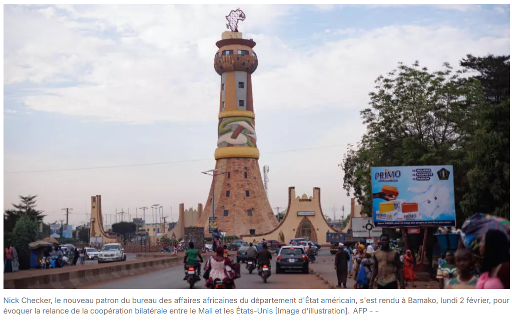 Un émissaire américain se rend à Bamako pour relancer...