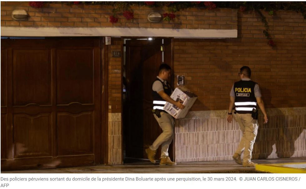 Pérou: perquisition au domicile de la présidente Boluarte...