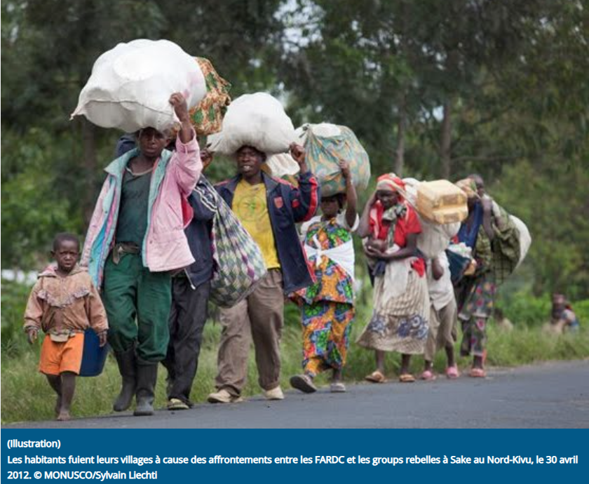 Combats FARDC-RDF/M23 : 400.000 déplacés enregistrés...