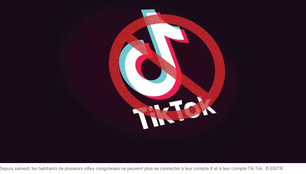 Conflit dans l'est de la RDC: X et TikTok suspendus...