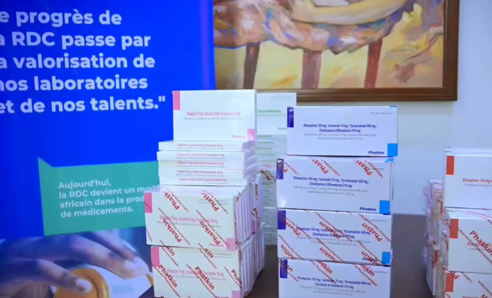 RDC : Le premier lot de médicaments antituberculeux...